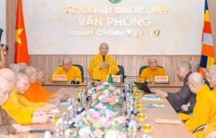 Trung ương Giáo hội thống nhất đề án nhân sự và rà soát công tác chuẩn bị Đại hội toàn quốc lần thứ X
